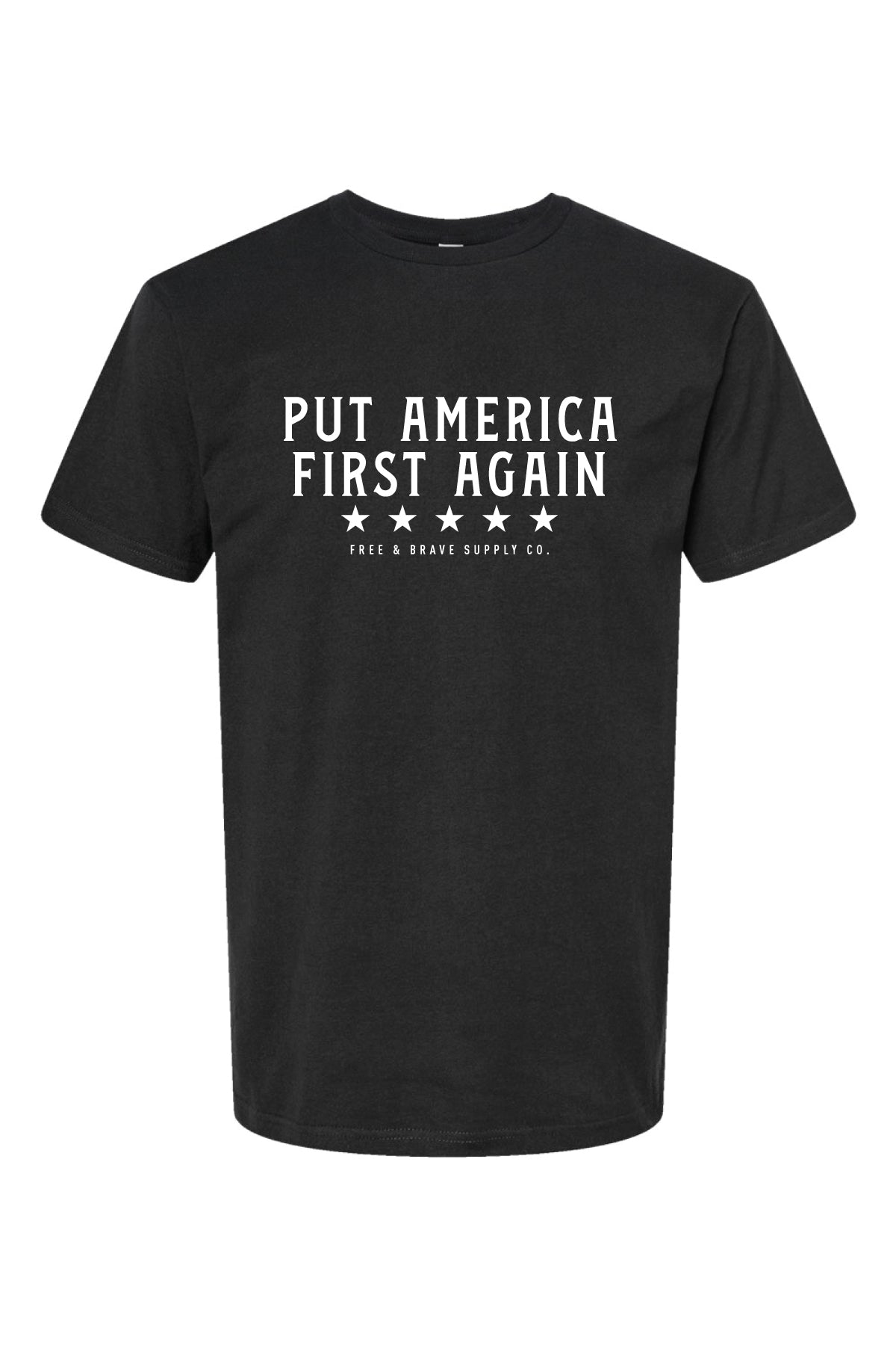 Put America First Again Tee black