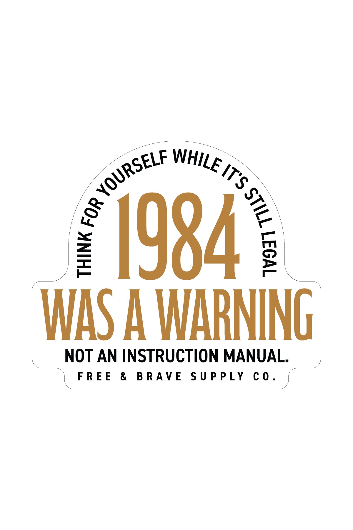1984 Sticker