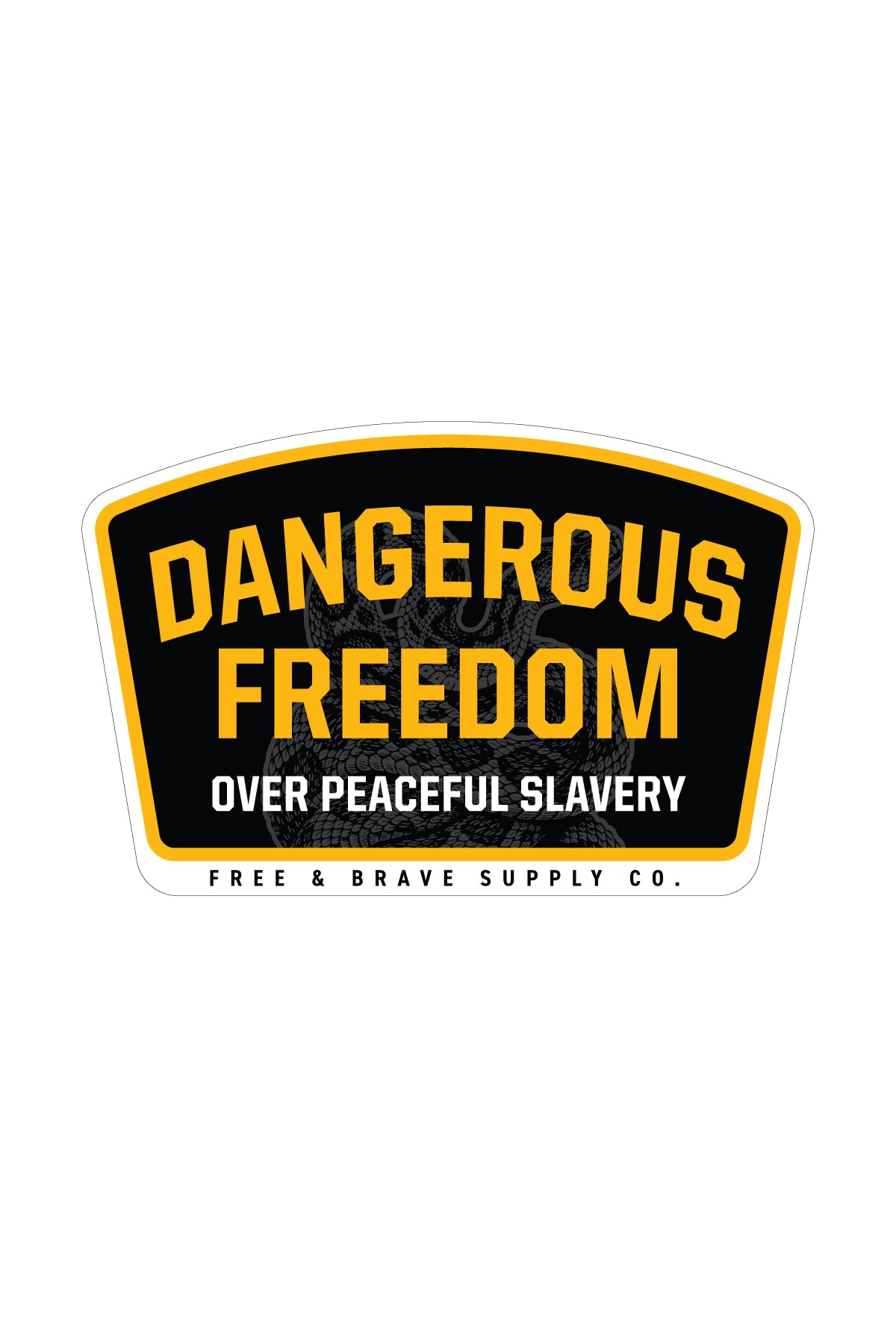 Dangerous Freedom Sticker
