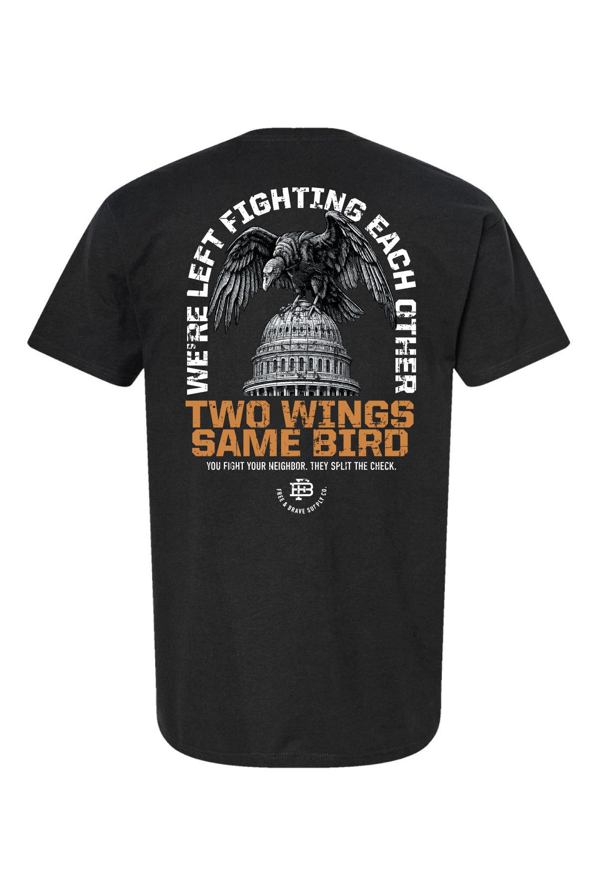 Two Wings, Same Bird Tee