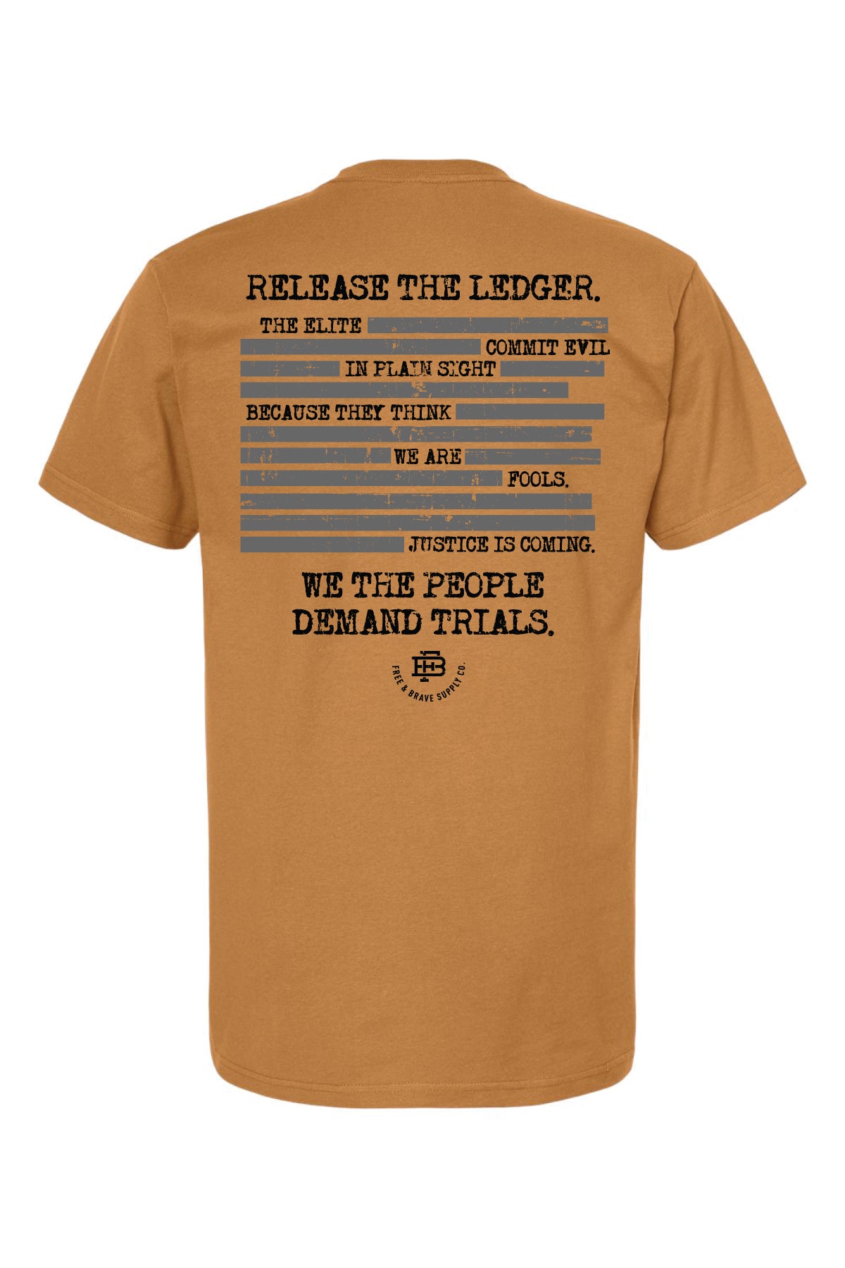 The Redacted Ledger Tee