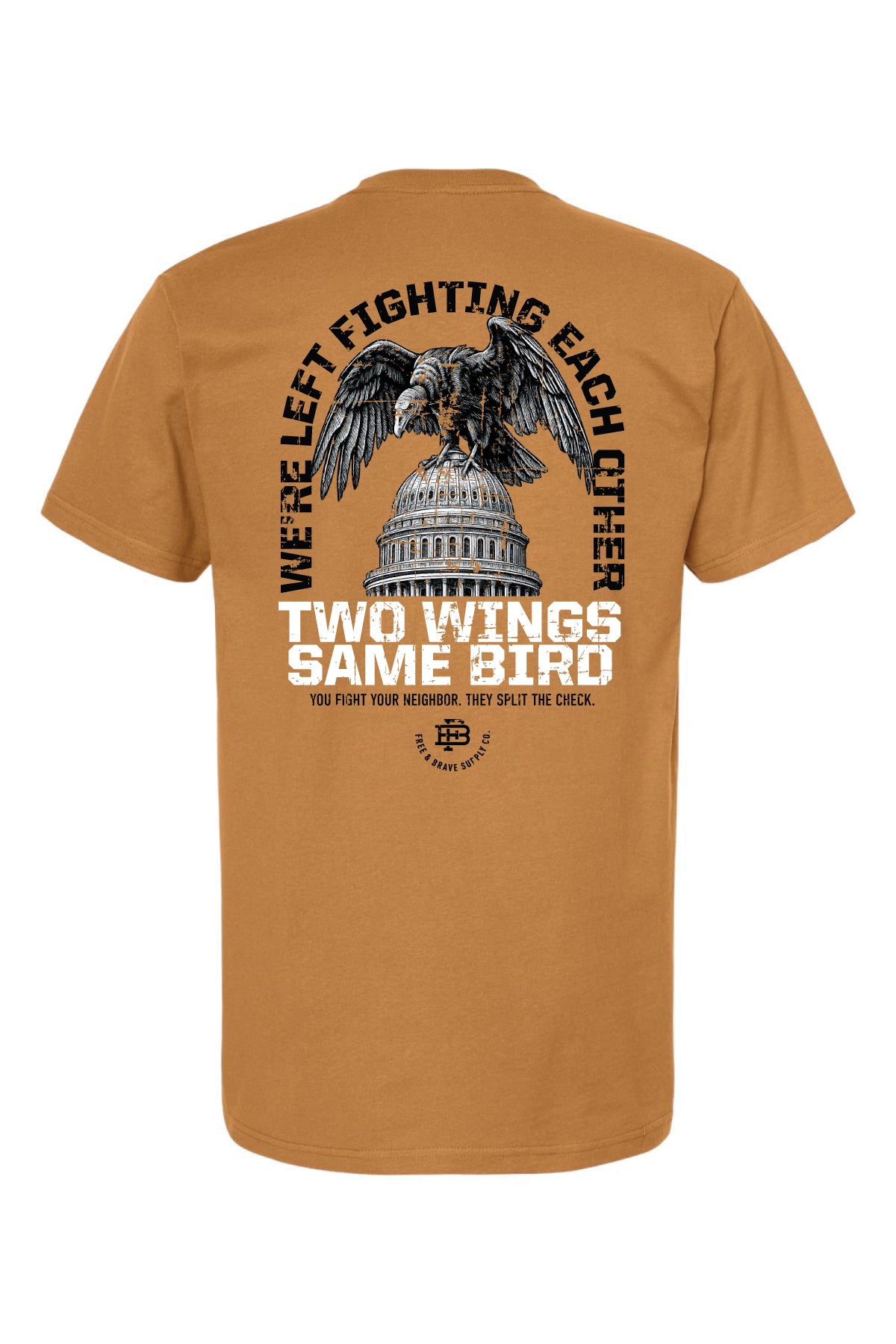 Two Wings, Same Bird Tee