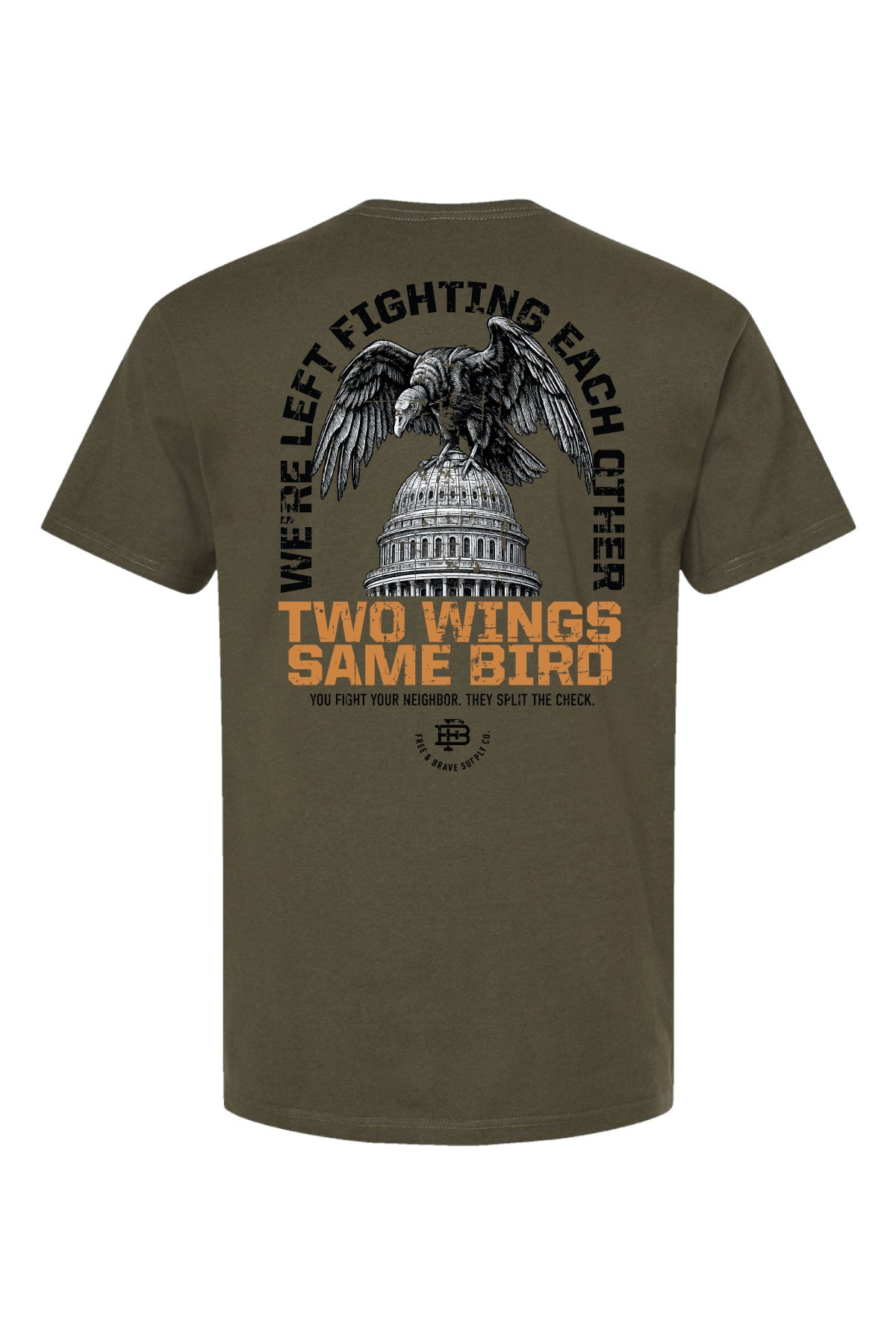 Two Wings, Same Bird Tee