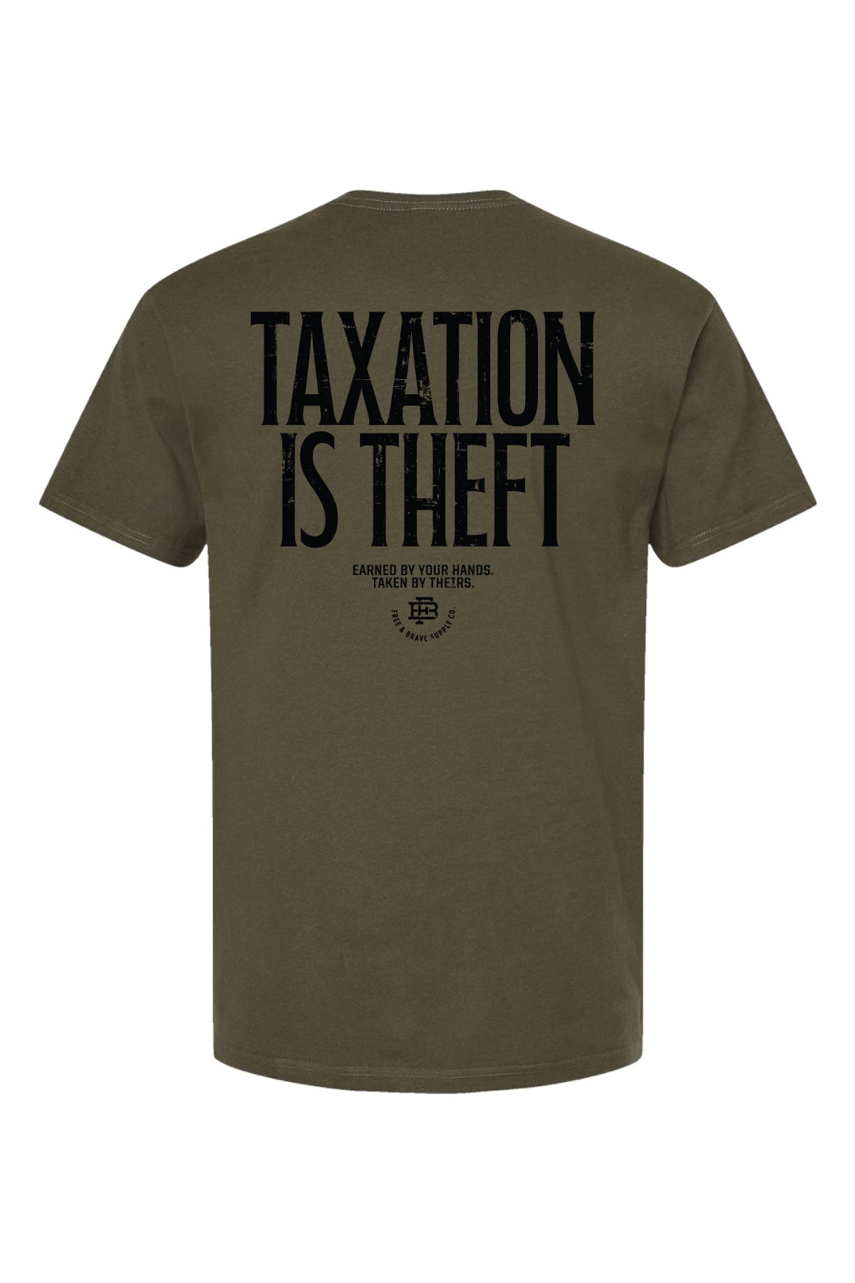 Taxation is Theft Text Tee