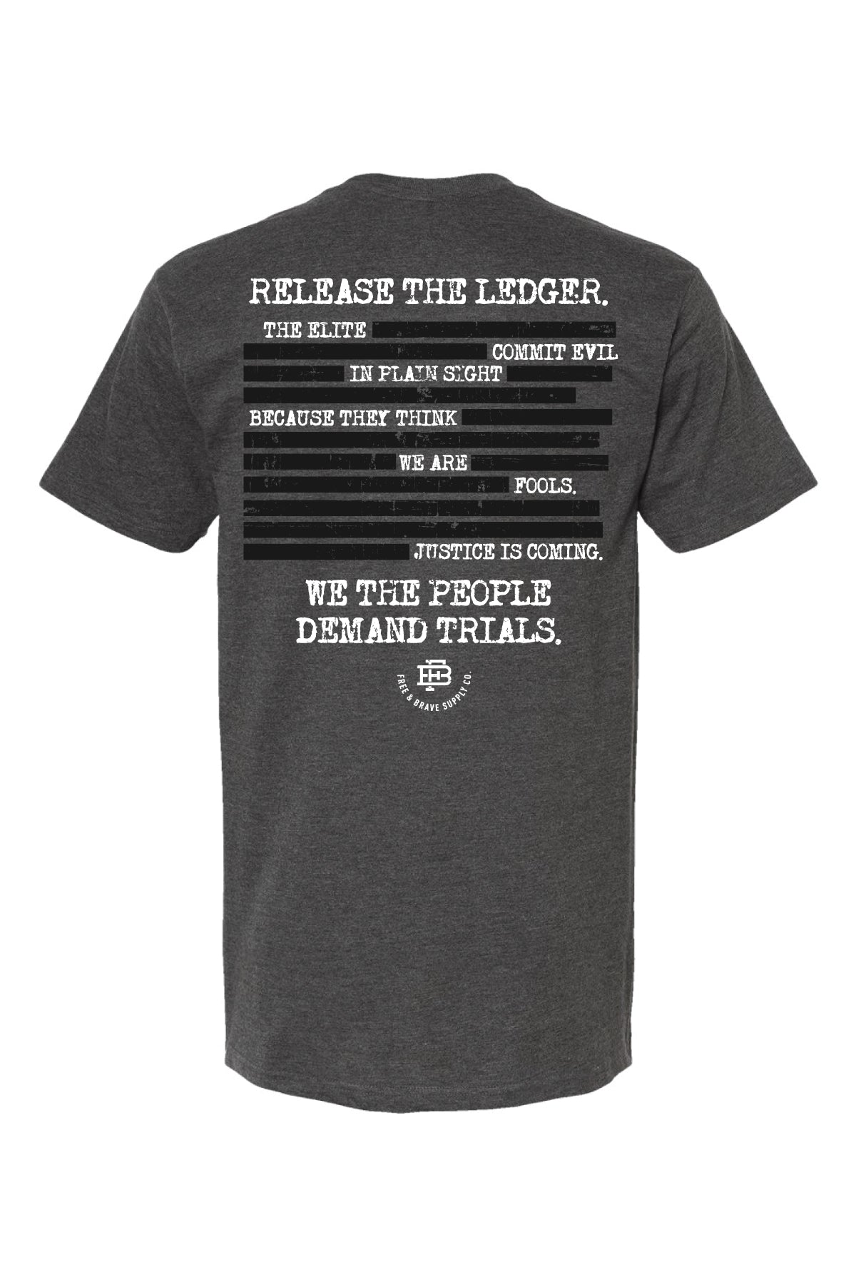 The Redacted Ledger Tee