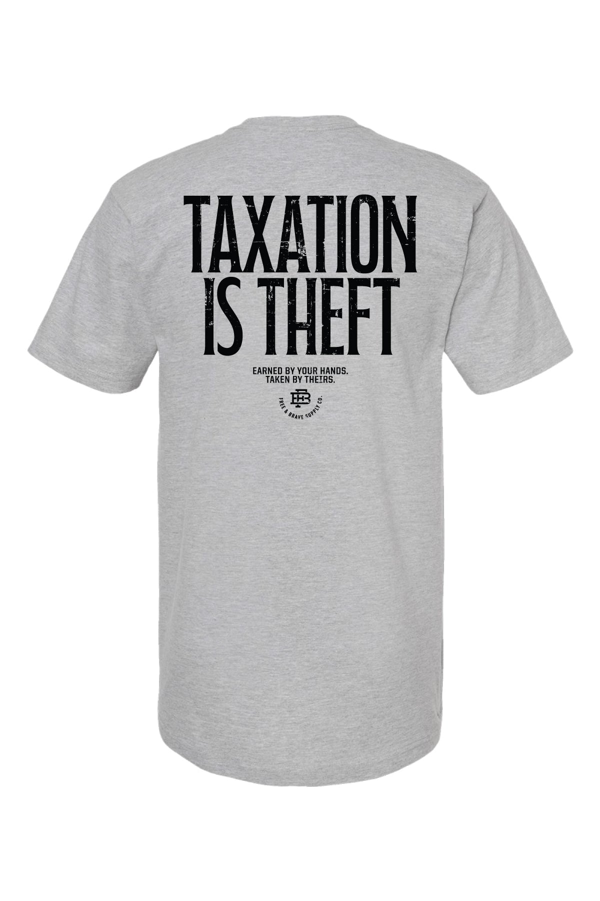 Taxation is Theft Text Tee