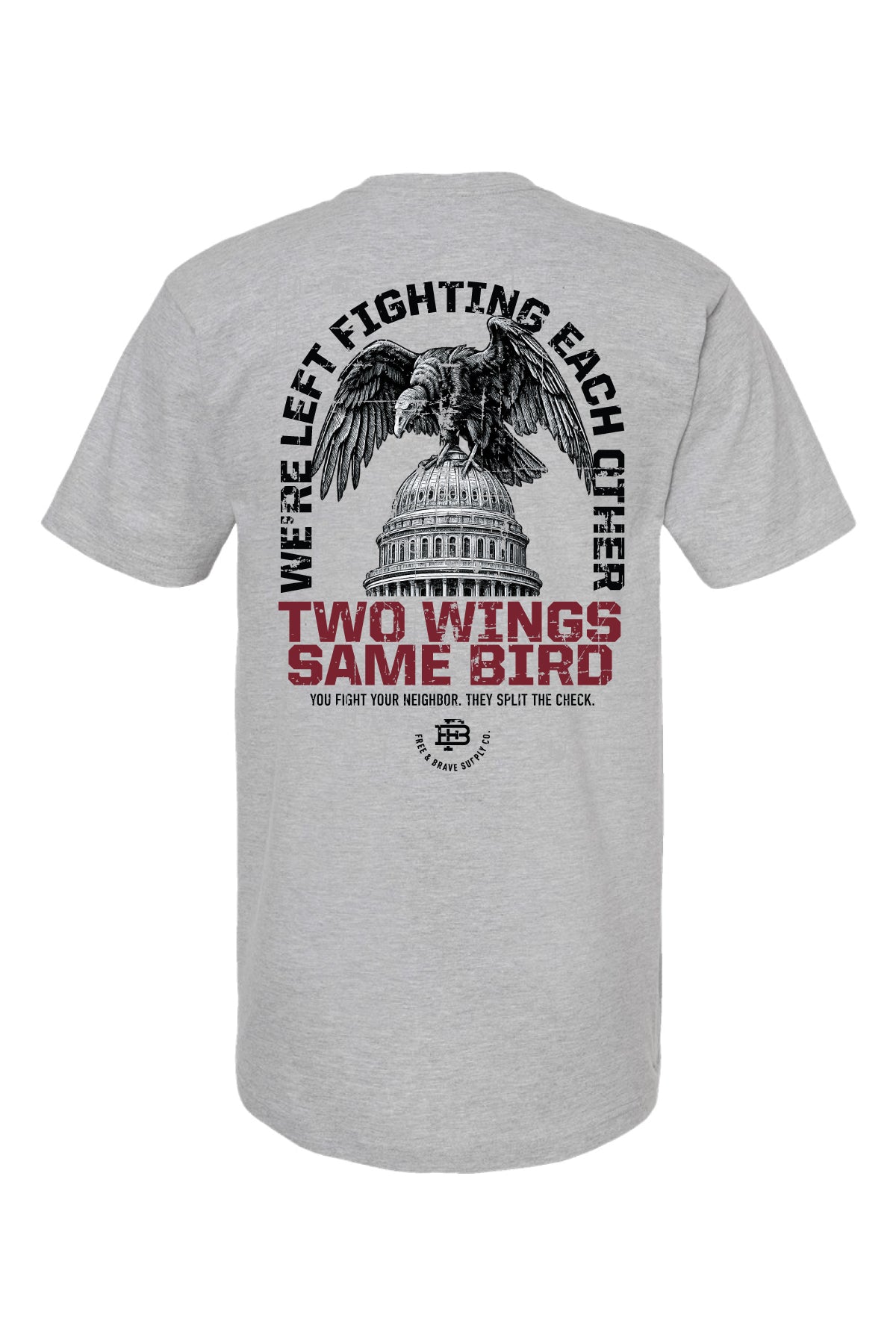 Two Wings, Same Bird Tee