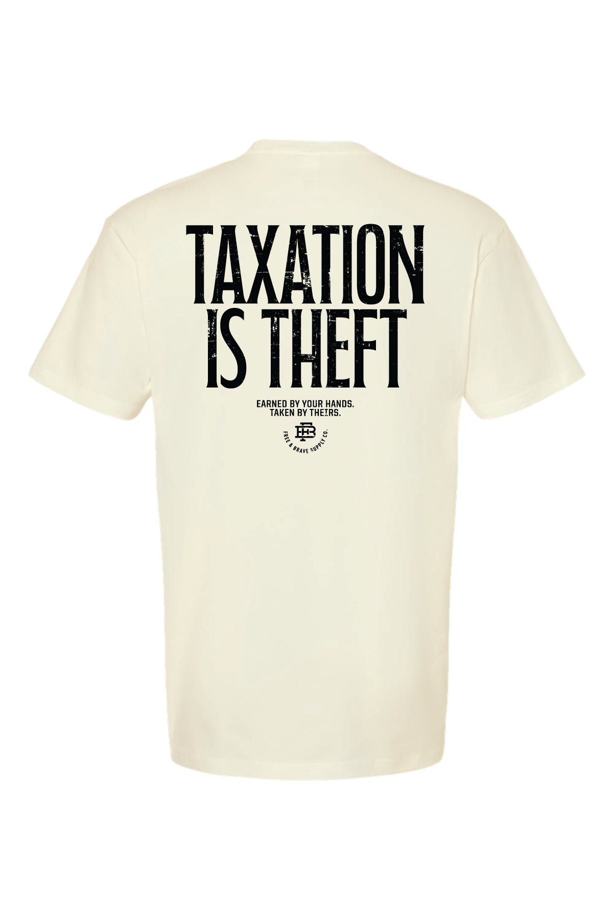Taxation is Theft Text Tee