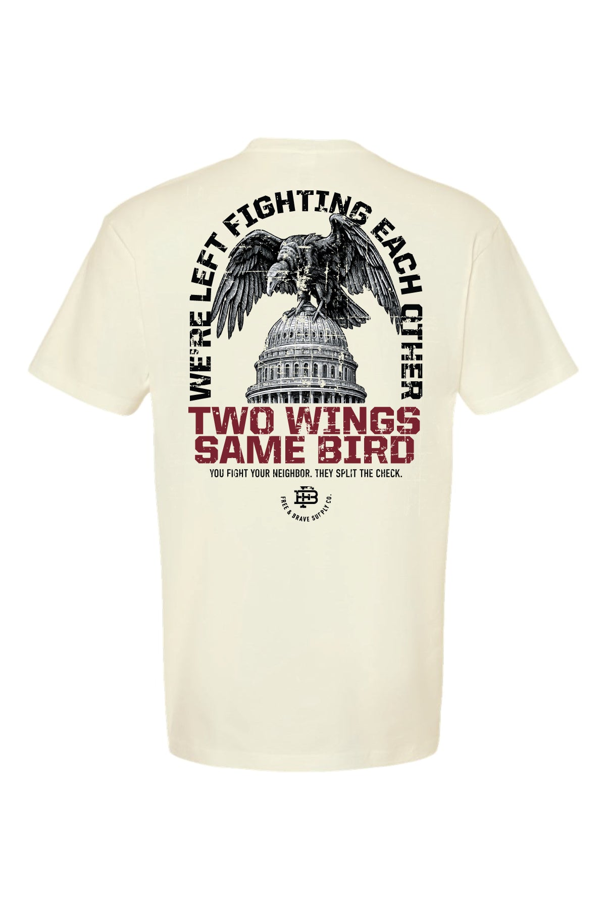 Two Wings, Same Bird Tee